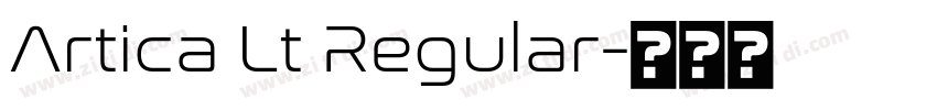 Artica Lt Regular字体转换